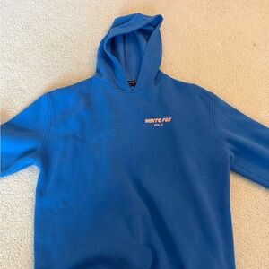 White Fox Boutique Blue Hoodie - Size M/L